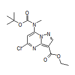 Ethyl 7-[Boc-(methyl)amino]-5-chloropyrazolo[1,5-a]pyrimidine-3-carboxylate