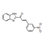 (E)-1-(2-Benzimidazolyl)-3-(3-nitrophenyl)-2-propen-1-one