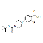 4-(4-Boc-1-piperazinyl)-2-fluorobenzoic Acid