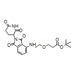 tert-Butyl 3-[2-[[2-(2,6-Dioxo-3-piperidyl)-1,3-dioxo-4-isoindolinyl]amino]ethoxy]propanoate