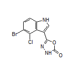 5-(5-Bromo-4-chloro-3-indolyl)-1,3,4-oxadiazol-2(3H)-one