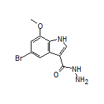 5-Bromo-7-methoxyindole-3-carbohydrazide