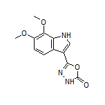 5-(6,7-Dimethoxy-3-indolyl)-1,3,4-oxadiazol-2(3H)-one