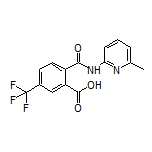 2-[(6-Methyl-2-pyridyl)carbamoyl]-5-(trifluoromethyl)benzoic Acid