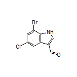 7-Bromo-5-chloroindole-3-carbaldehyde