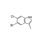 5-Bromo-6-chloro-3-methylindole