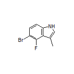 5-Bromo-4-fluoro-3-methylindole