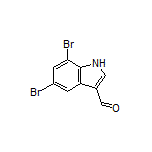 5,7-Dibromoindole-3-carbaldehyde