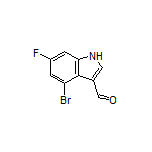 4-Bromo-6-fluoroindole-3-carbaldehyde