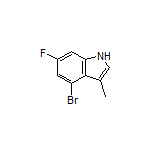 4-Bromo-6-fluoro-3-methylindole