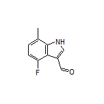 4-Fluoro-7-methylindole-3-carbaldehyde