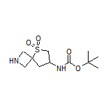 7-(Boc-amino)-5-thia-2-azaspiro[3.4]octane 5,5-Dioxide