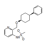 N-[2-[[(cis-4-Phenylcyclohexyl)oxy]methyl]-3-pyridyl]methanesulfonamide