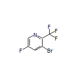 3-Bromo-5-fluoro-2-(trifluoromethyl)pyridine