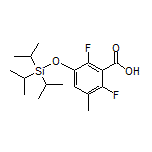 2,6-Difluoro-3-methyl-5-[(triisopropylsilyl)oxy]benzoic Acid