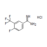 4-Fluoro-3-(trifluoromethyl)benzimidamide Hydrochloride