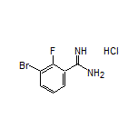 3-Bromo-2-fluorobenzimidamide Hydrochloride