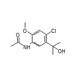 N-[4-Chloro-5-(2-hydroxy-2-propyl)-2-methoxyphenyl]acetamide