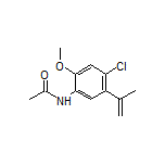 N-[4-Chloro-2-methoxy-5-(1-propen-2-yl)phenyl]acetamide