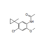 N-[4-Chloro-2-methoxy-5-(1-methylcyclopropyl)phenyl]acetamide