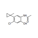 N-[4-Chloro-2-hydroxy-5-(1-methylcyclopropyl)phenyl]acetamide