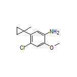 4-Chloro-2-methoxy-5-(1-methylcyclopropyl)aniline