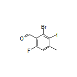 2-Bromo-6-fluoro-3-iodo-4-methylbenzaldehyde