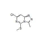 7-Chloro-3-methyl-5-(methylthio)-[1,2,4]triazolo[4,3-c]pyrimidine