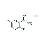 2-Fluoro-5-methylbenzimidamide Hydrochloride