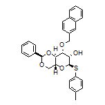 (2R,4aR,6R,7S,8R,8aR)-8-(2-Naphthylmethoxy)-2-phenyl-6-(p-tolylthio)hexahydropyrano[3,2-d][1,3]dioxin-7-ol