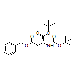 4-Benzyl 1-tert-Butyl (S)-2-(Boc-amino)succinate