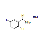 2-Chloro-5-iodobenzimidamide Hydrochloride