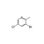 3-Bromo-5-chloro-2-methylpyridine