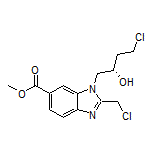 Methyl (S)-1-(4-Chloro-2-hydroxybutyl)-2-(chloromethyl)benzimidazole-6-carboxylate