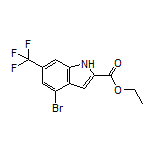 Ethyl 4-Bromo-6-(trifluoromethyl)-1H-indole-2-carboxylate