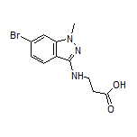 3-[(6-Bromo-1-methyl-3-indazolyl)amino]propanoic Acid