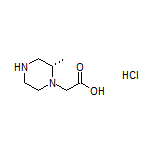 (S)-2-(2-Methyl-1-piperazinyl)acetic Acid Hydrochloride