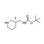 (R)-N-Boc-1-(3-fluoro-3-piperidyl)methanamine