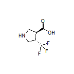 (3S,4S)-4-(Trifluoromethyl)pyrrolidine-3-carboxylic Acid