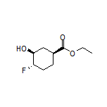 Ethyl (1S,3S,4S)-4-Fluoro-3-hydroxycyclohexanecarboxylate