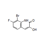 8-Bromo-7-fluoro-3-hydroxyquinolin-2(1H)-one