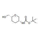 [(2R,5R)-5-(Boc-amino)tetrahydro-2H-pyran-2-yl]methanol