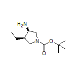 (3R,4R)-1-Boc-4-ethylpyrrolidin-3-amine