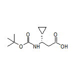 (S)-3-(Boc-amino)-3-cyclopropylpropanoic Acid