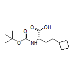 (S)-2-(Boc-amino)-4-cyclobutylbutanoic Acid