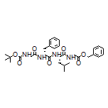 Benzyl 2-[(S)-2-[(R)-2-[2-(Boc-amino)acetamido]-3-phenylpropanamido]-4-methylpentanamido]acetate