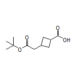 3-[2-(tert-Butoxy)-2-oxoethyl]cyclobutanecarboxylic Acid