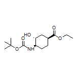 Ethyl (1S,3R,4R)-4-(Boc-amino)-3-hydroxycyclohexanecarboxylate