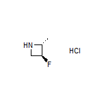 (2R,3S)-3-Fluoro-2-methylazetidine Hydrochloride