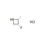 (2R,3R)-3-Fluoro-2-methylazetidine Hydrochloride